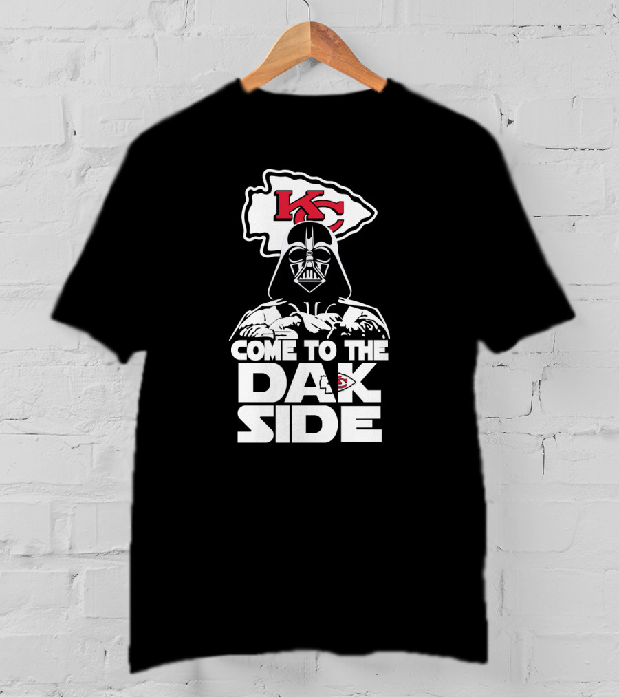 Come To The Kc Side Darth Vader Kansas City Chiefs T-Shirt