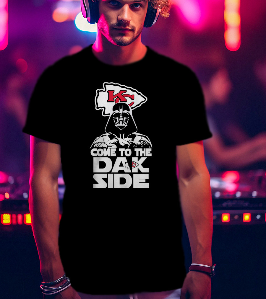 Come To The Kc Side Darth Vader Kansas City Chiefs T-Shirt