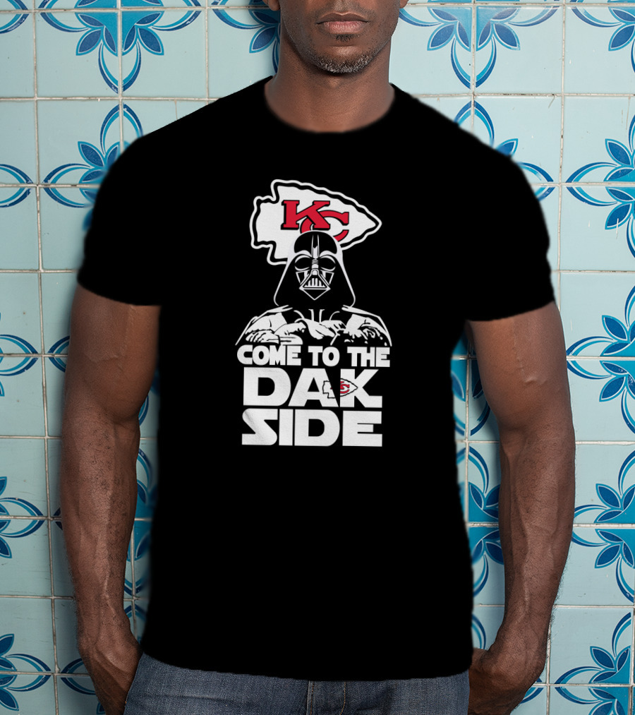 Come To The Kc Side Darth Vader Kansas City Chiefs T-Shirt