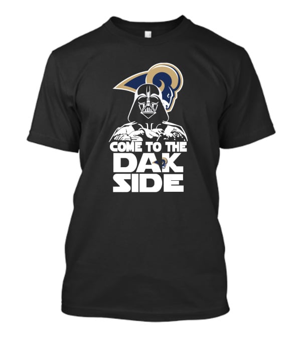 Darth Vader Come To The Dark Side Los Angeles Rams Fans T-Shirt
