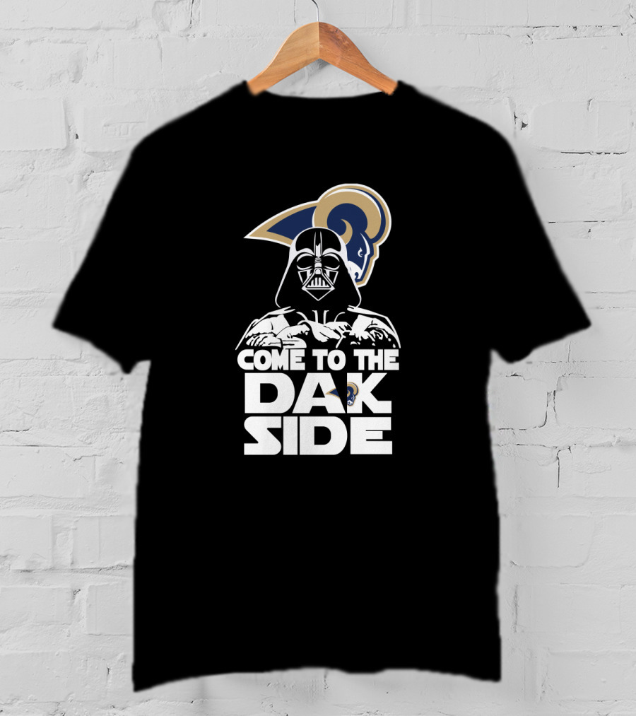 Darth Vader Come To The Dark Side Los Angeles Rams Fans T-Shirt