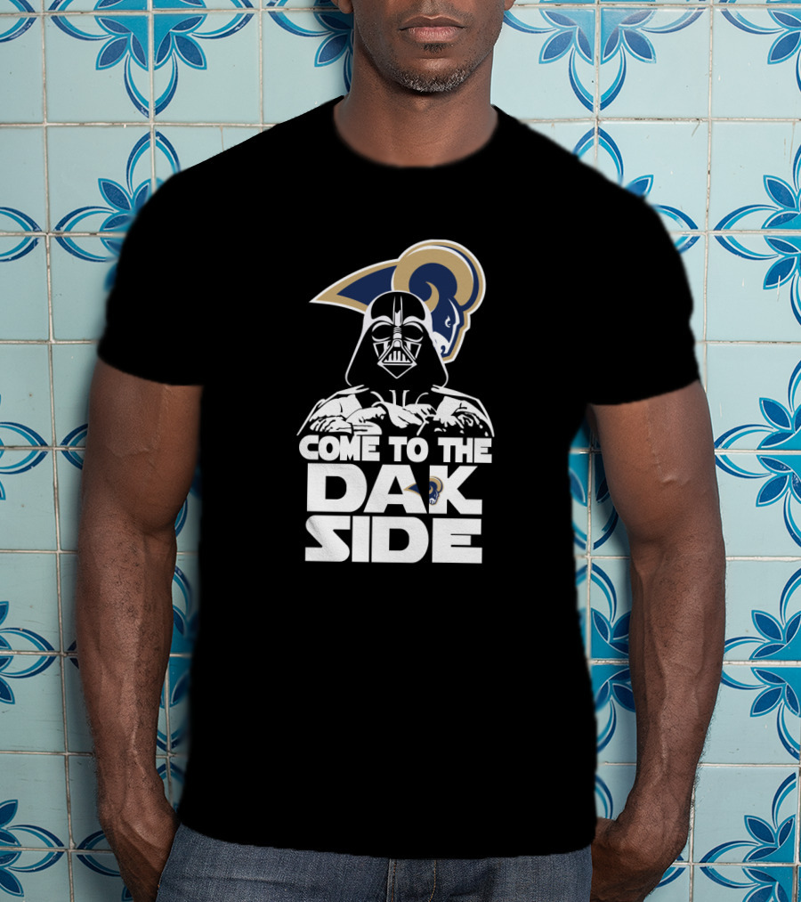 Darth Vader Come To The Dark Side Los Angeles Rams Fans T-Shirt