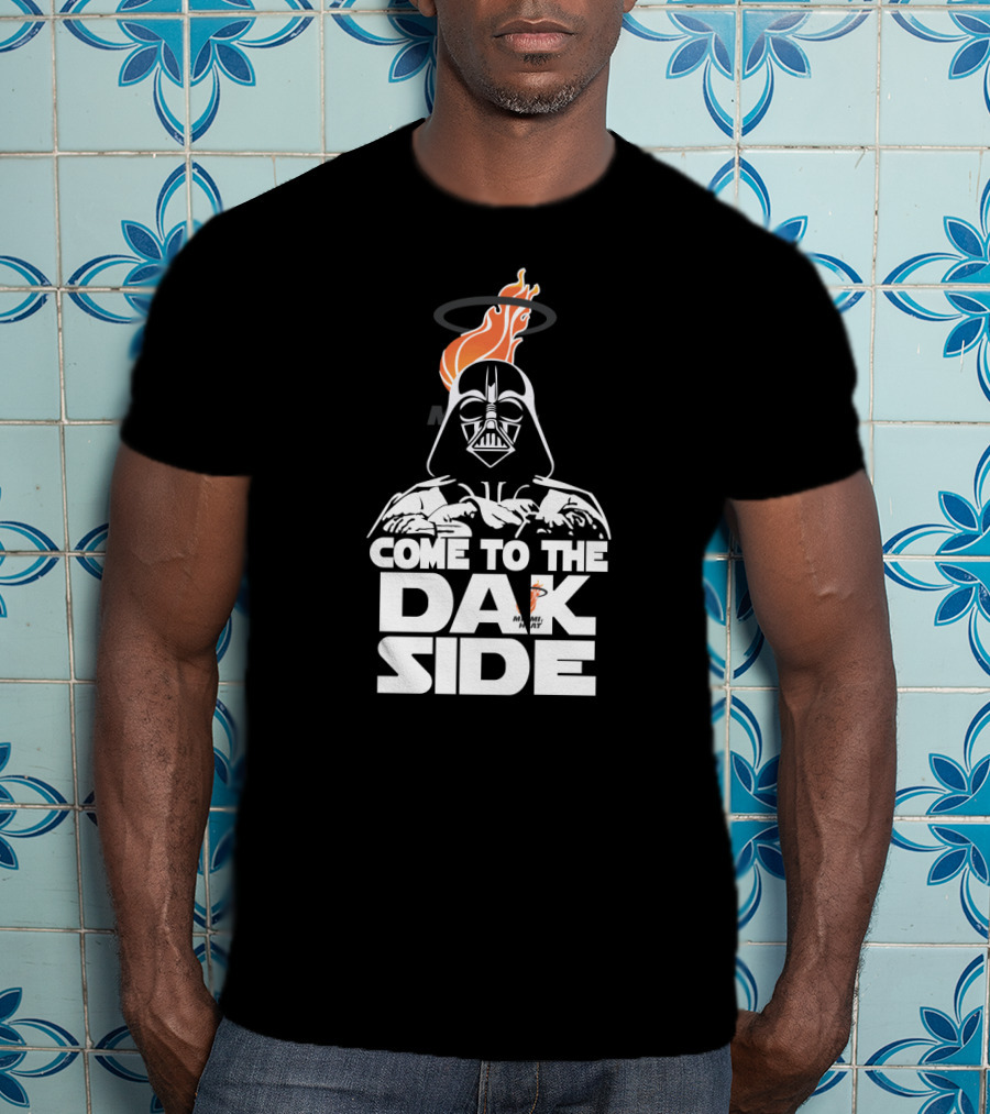 Come To The Dark Side Miami Heat Fans Darth Vader T-Shirt