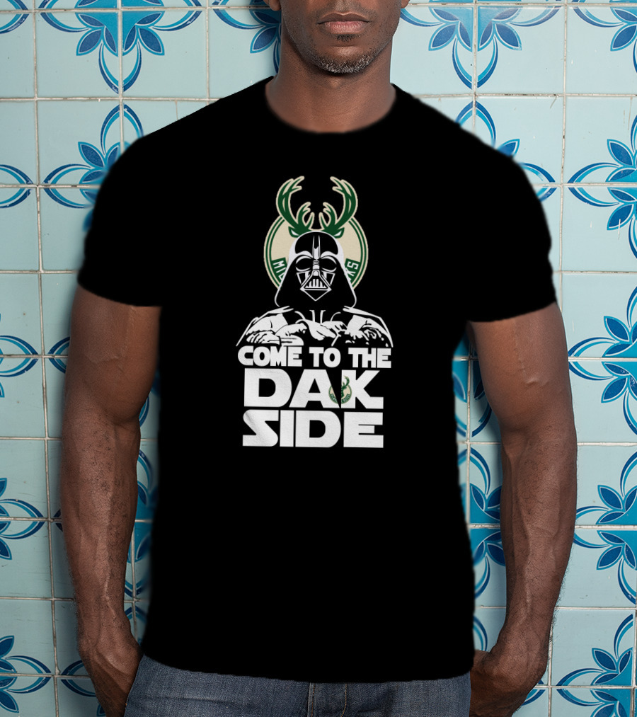 Come To The Dark Side Milwaukee Bucks Fans T-Shirt