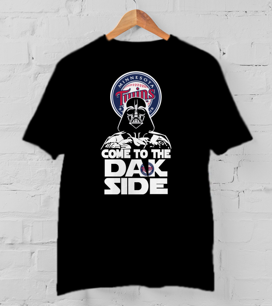 Come To The Dark Side Darth Vader Minnesota Twins Baseball T-Shirt