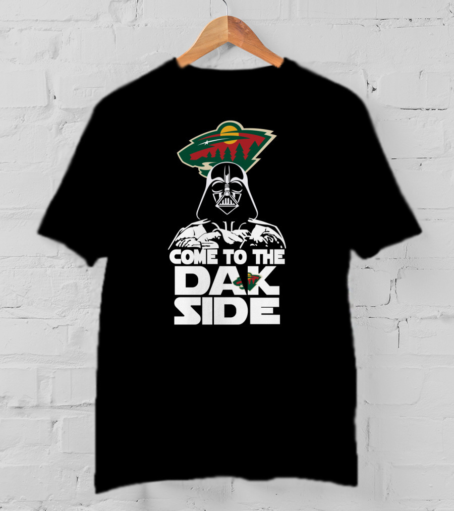 Darth Vader Come To The Dark Side Minnesota Wild Fans Collaboration T-Shirt