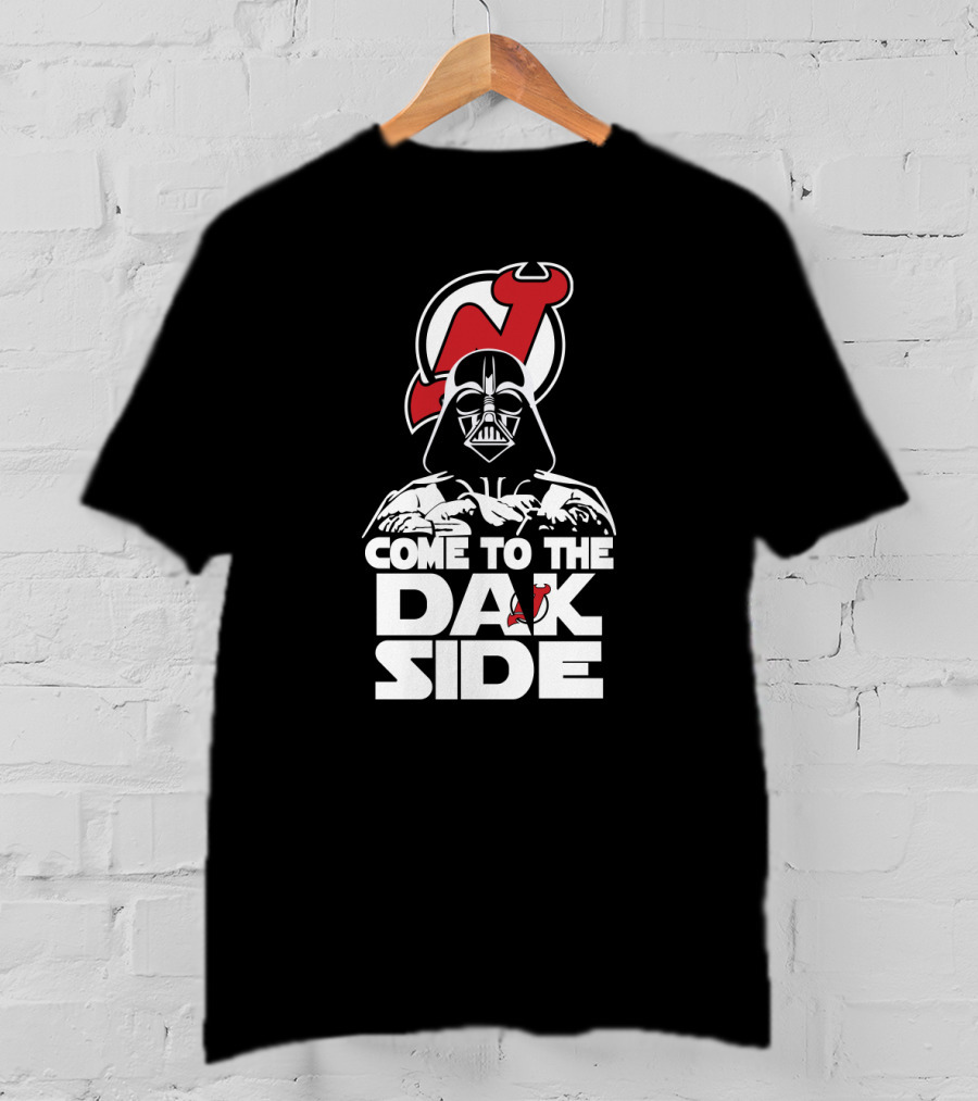 Come To The Dark Side Darth Vader New Jersey Devils Fans T-Shirt