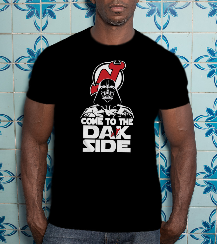 Come To The Dark Side Darth Vader New Jersey Devils Fans T-Shirt