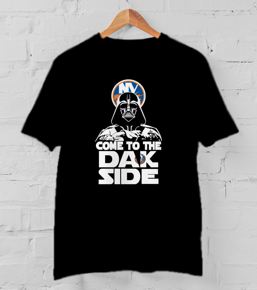 New York Islanders Darth Vader Come To The Dark Side T-Shirt