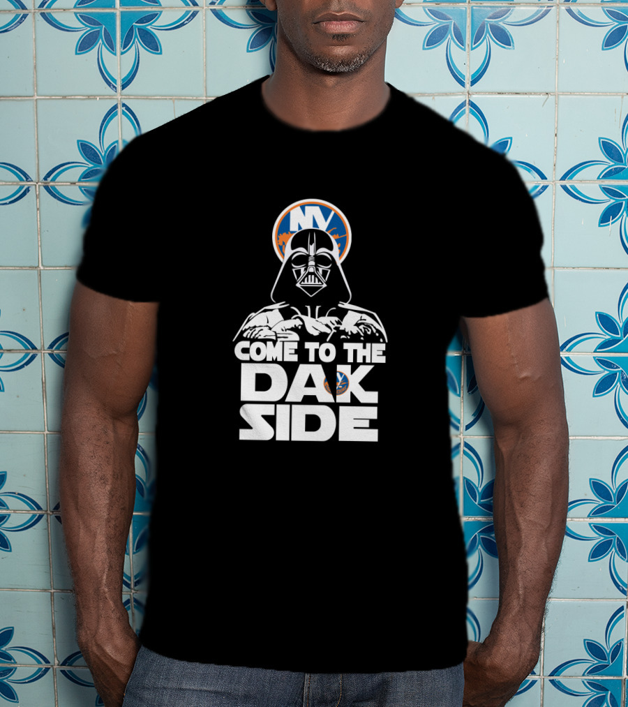 New York Islanders Darth Vader Come To The Dark Side T-Shirt
