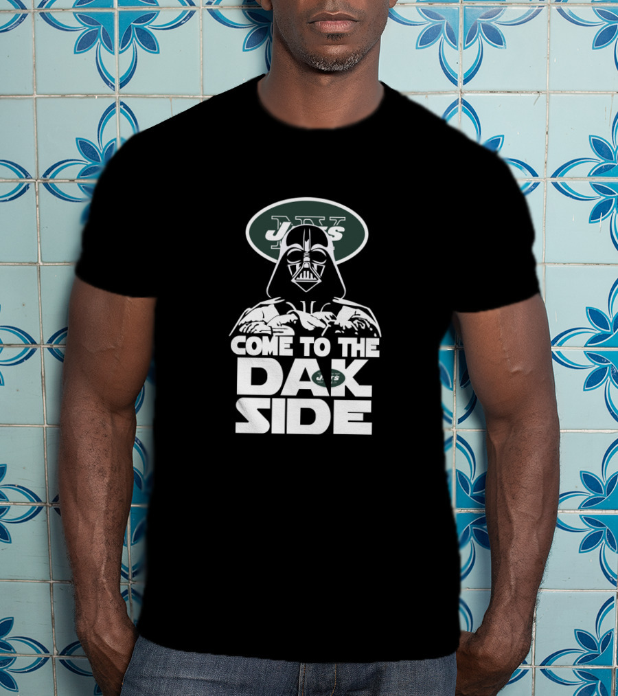 Jets Darth Vader Come To The Dark Side T-Shirt