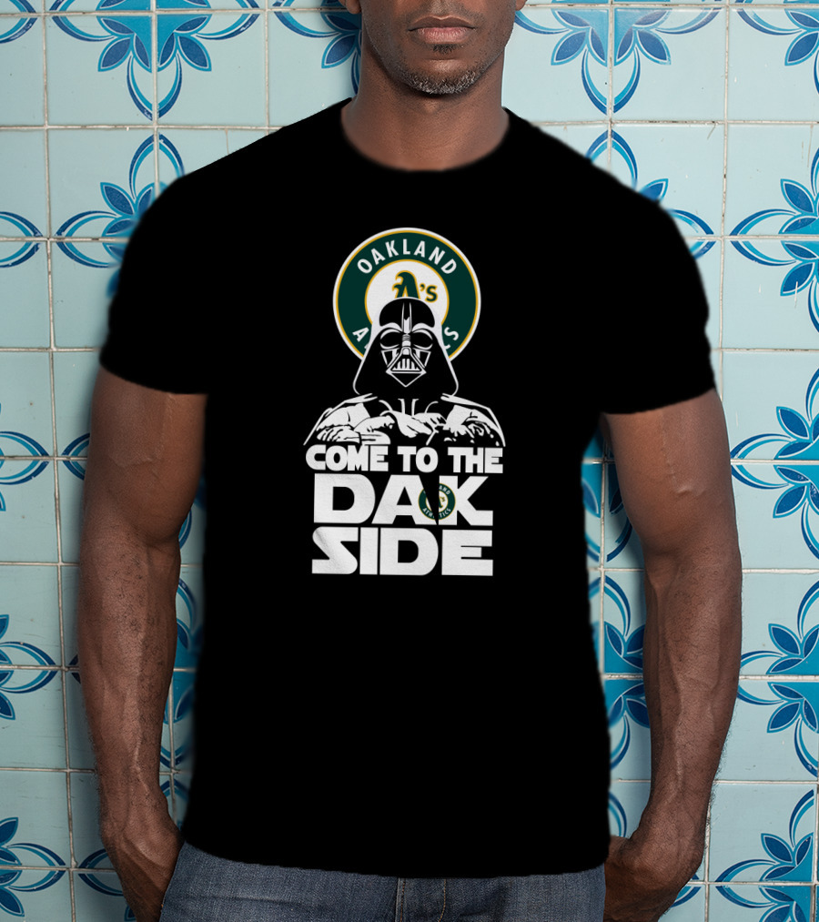 Darth Vader Come To The Dark Side Oakland Athletics Fans A's T-Shirt