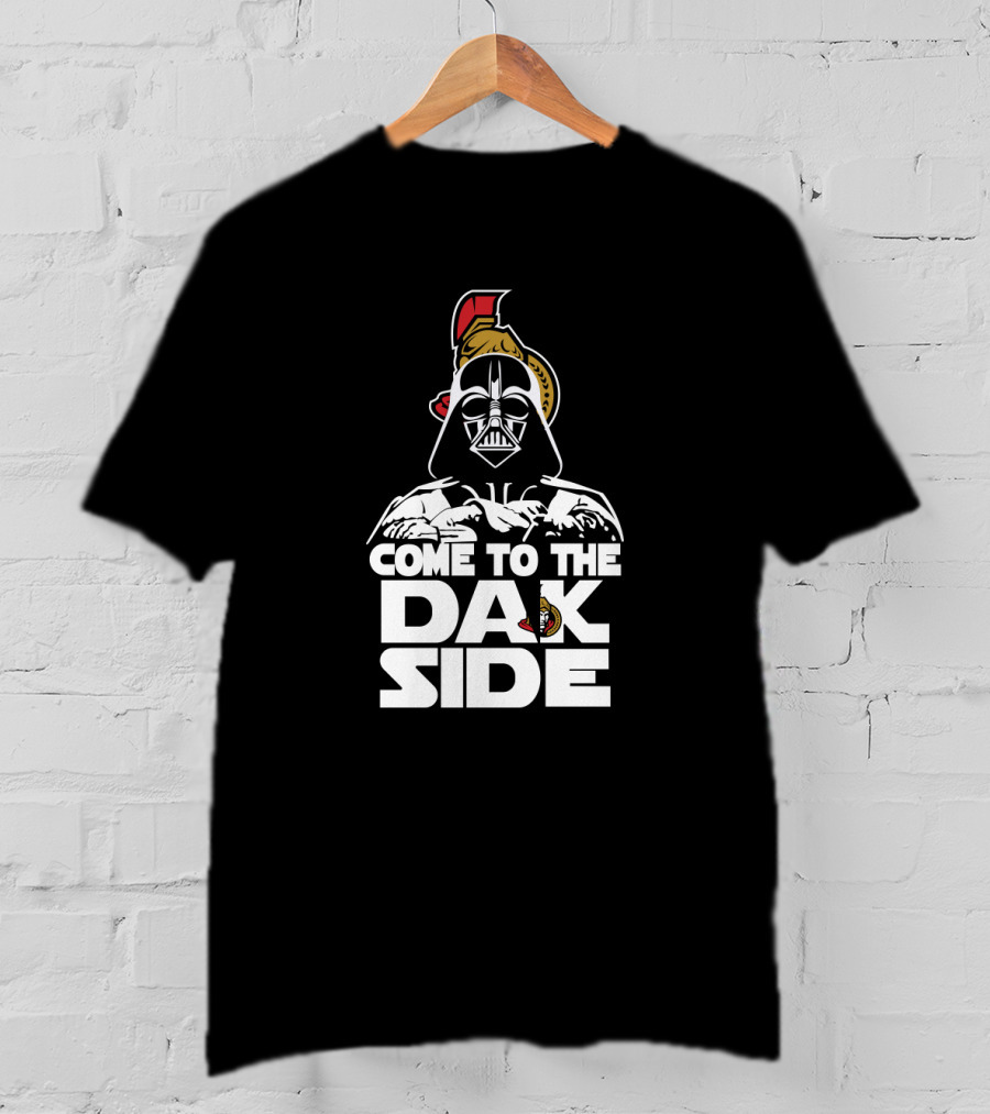 Darth Vader Come To The Dark Side Ottawa Senators Fans T-Shirt