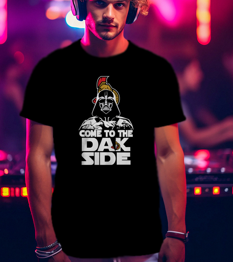 Darth Vader Come To The Dark Side Ottawa Senators Fans T-Shirt