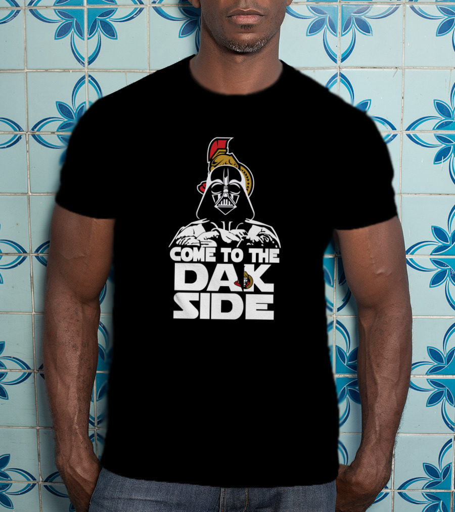 Darth Vader Come To The Dark Side Ottawa Senators Fans T-Shirt