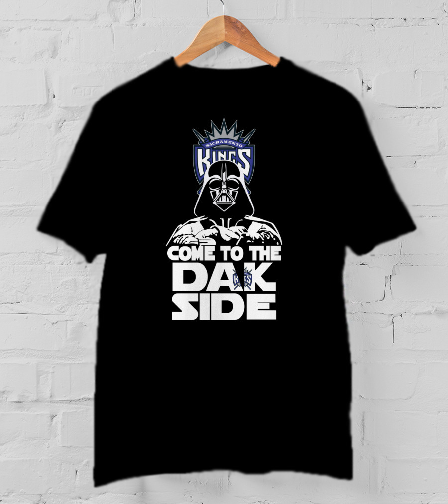Sacramento Kings Darth Vader Come To The Dark Side T-Shirt