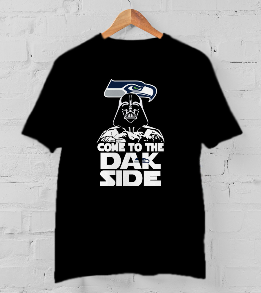 Come To The Dark Side Seattle Seahawks Fans Darth Vader T-Shirt