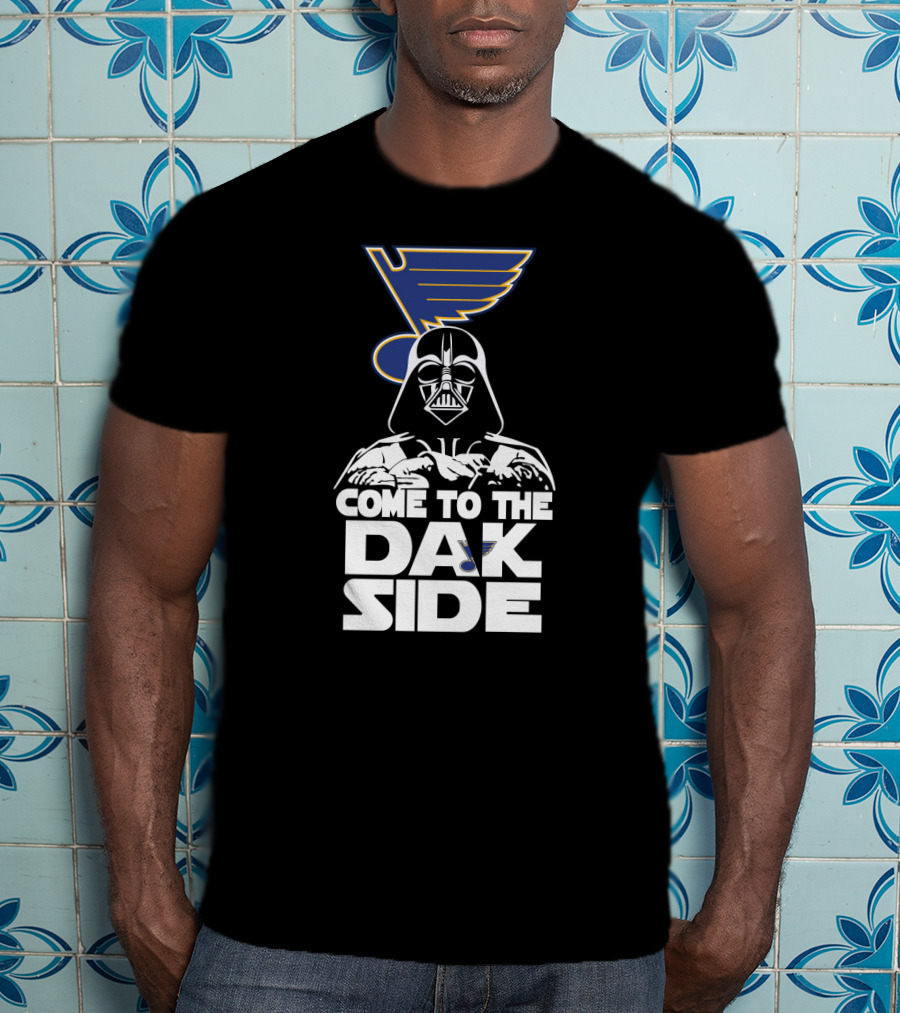 Come To The Dark Side Darth Vader St. Louis Blues Crossover Fans T-Shirt