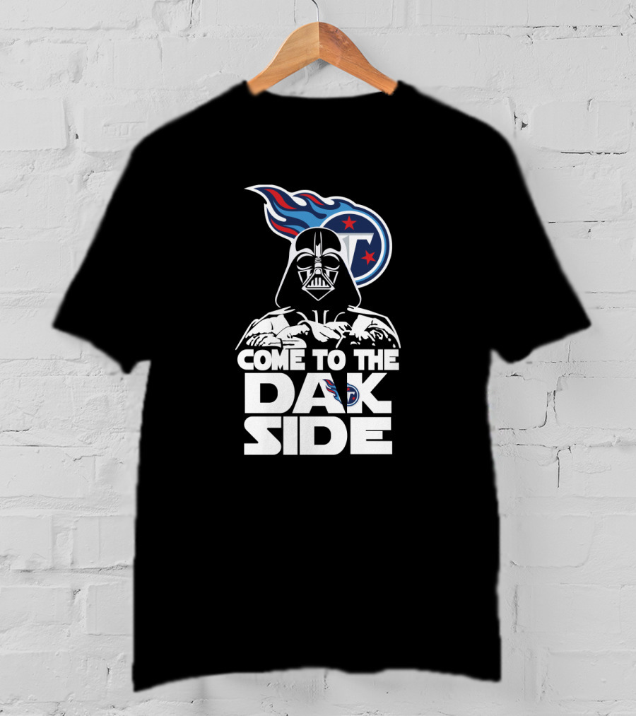 Darth Vader Tennessee Titans Come To The Dak Side T-Shirt