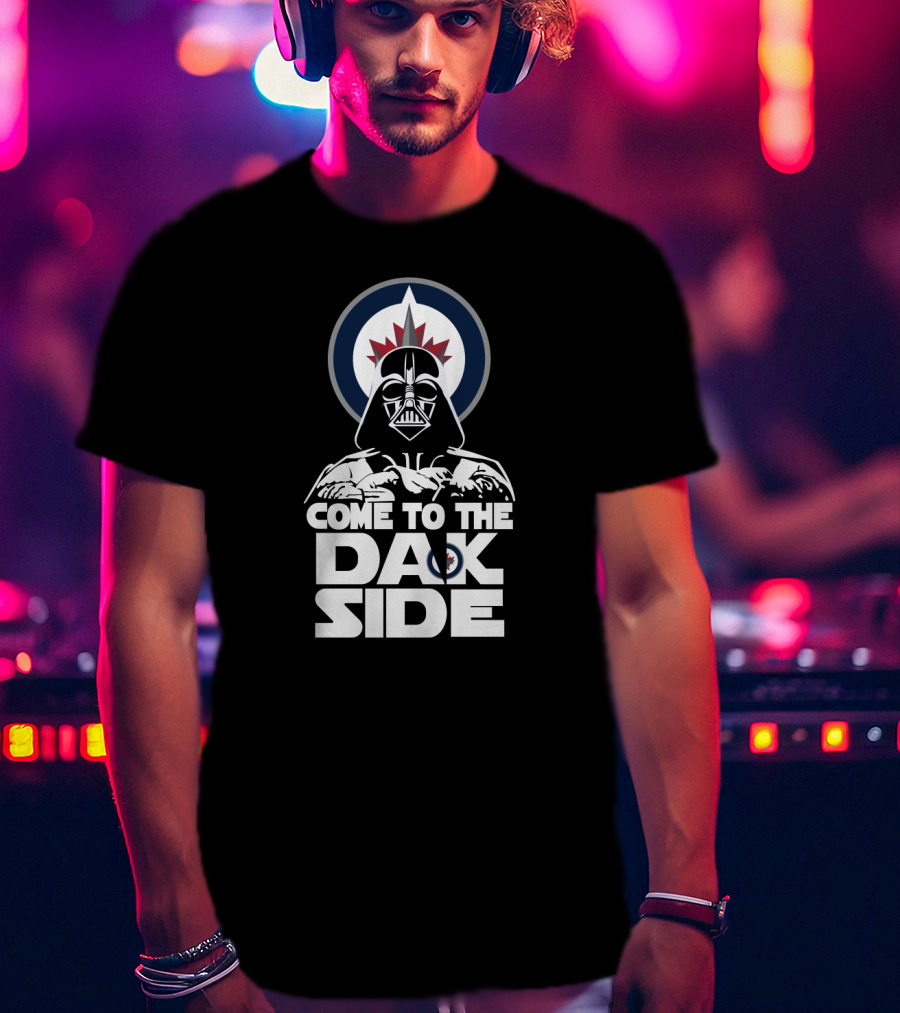 Come To The Dark Side Winnipeg Jets Fans Darth Vader T-Shirt