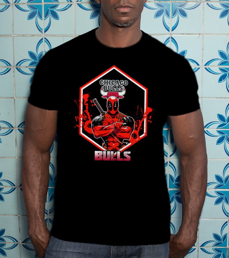 Deadpool Chicago Bulls Fans Bulls T-Shirt