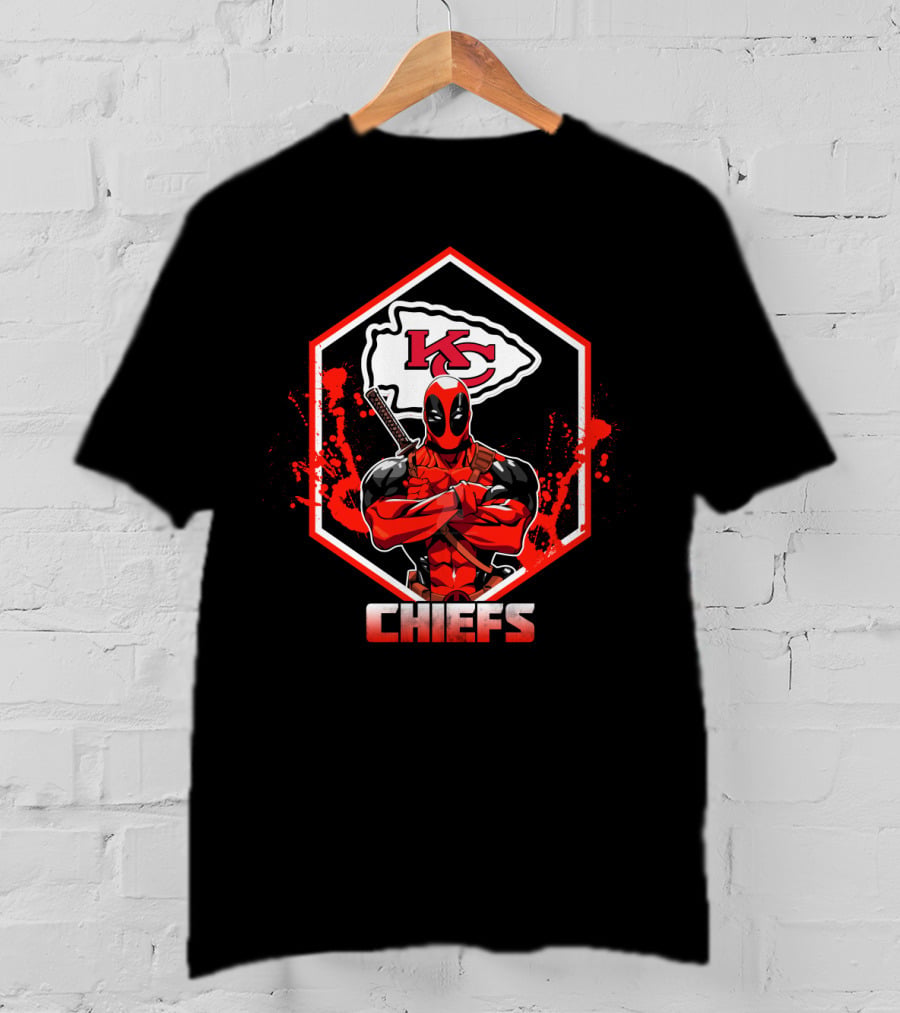 Deadpool Chiefs Kc Fans T-Shirt