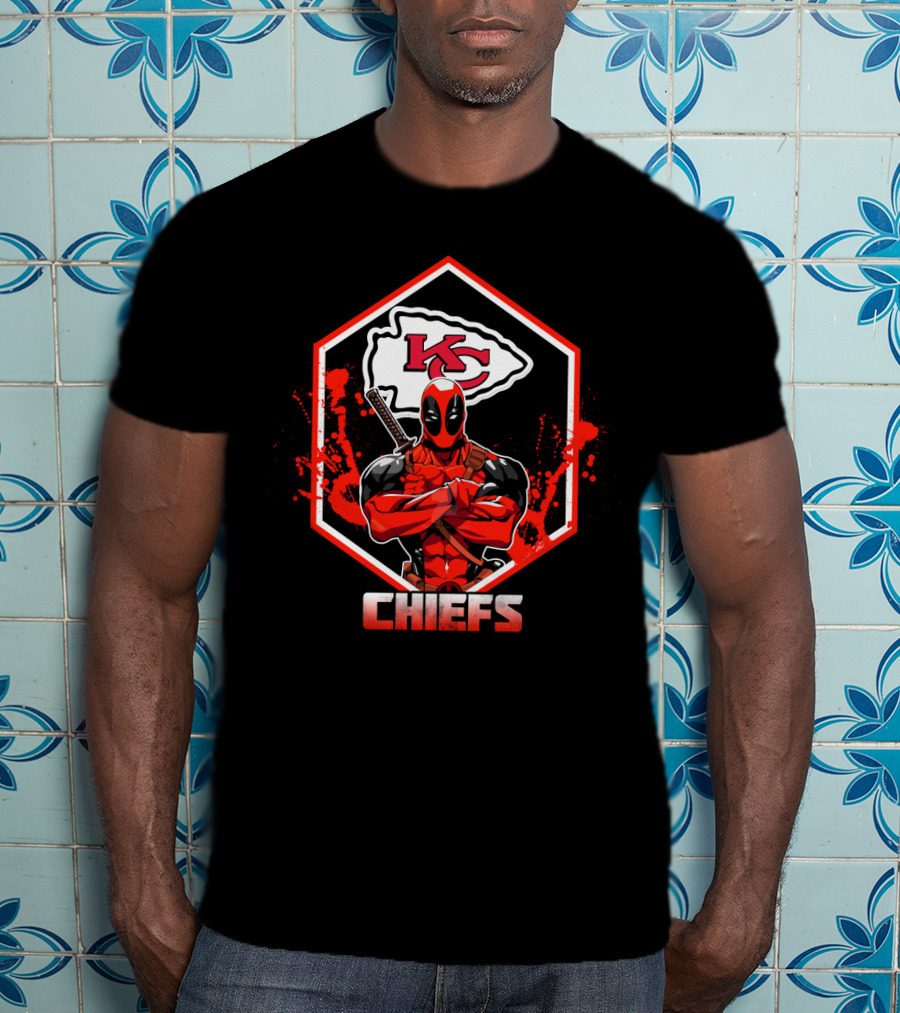 Deadpool Chiefs Kc Fans T-Shirt