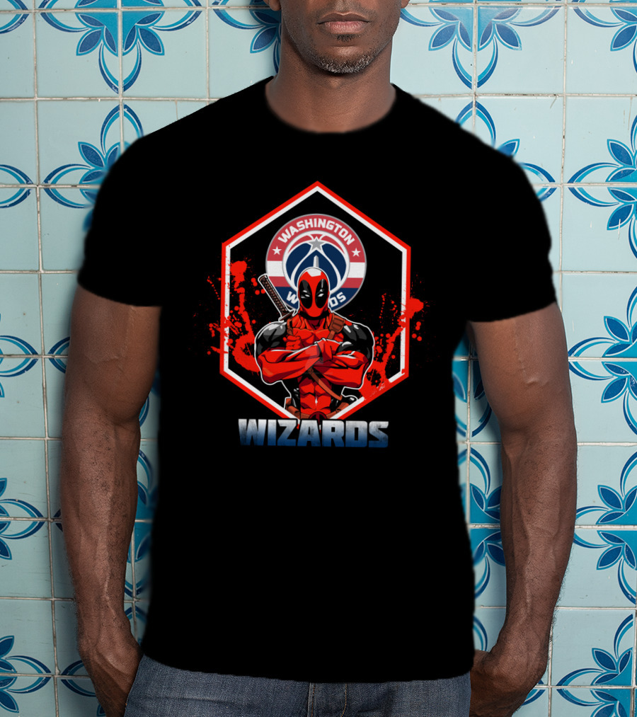 Deadpool Washington Wizards Crossover Fan T-Shirt