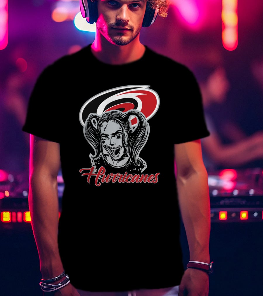 Harley Quinn Hurricanes Carolina Hurricanes Fan T-Shirt