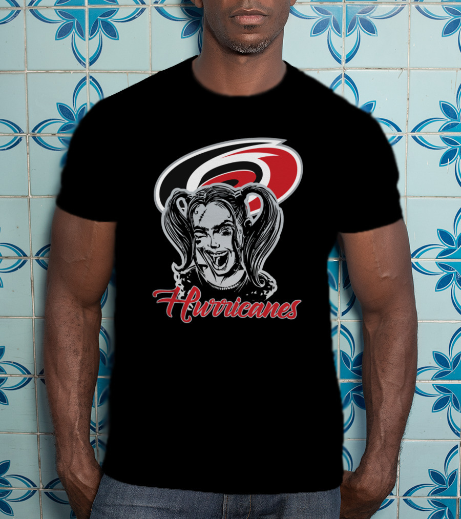 Harley Quinn Hurricanes Carolina Hurricanes Fan T-Shirt