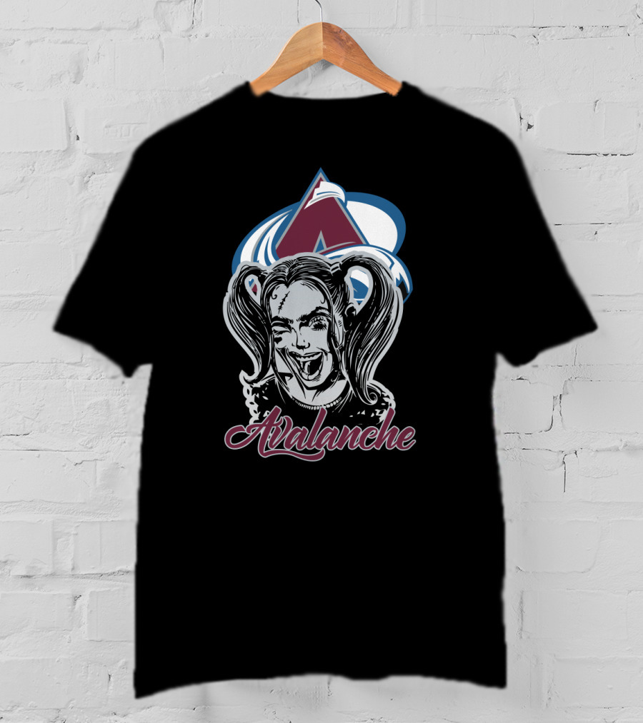 Avalanche Harley Quinn Colorado Fans T-Shirt