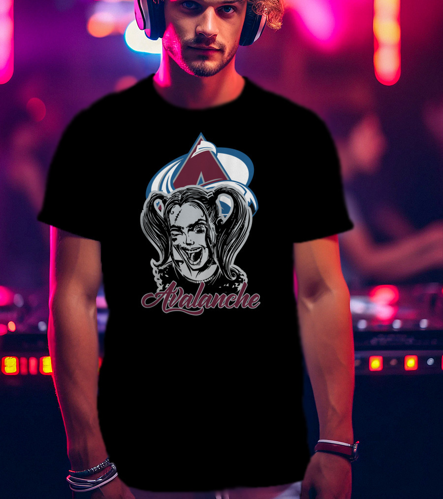 Avalanche Harley Quinn Colorado Fans T-Shirt