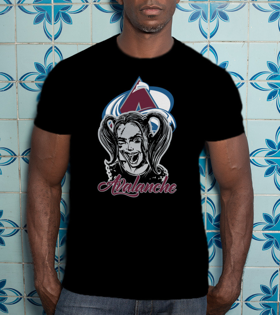Avalanche Harley Quinn Colorado Fans T-Shirt