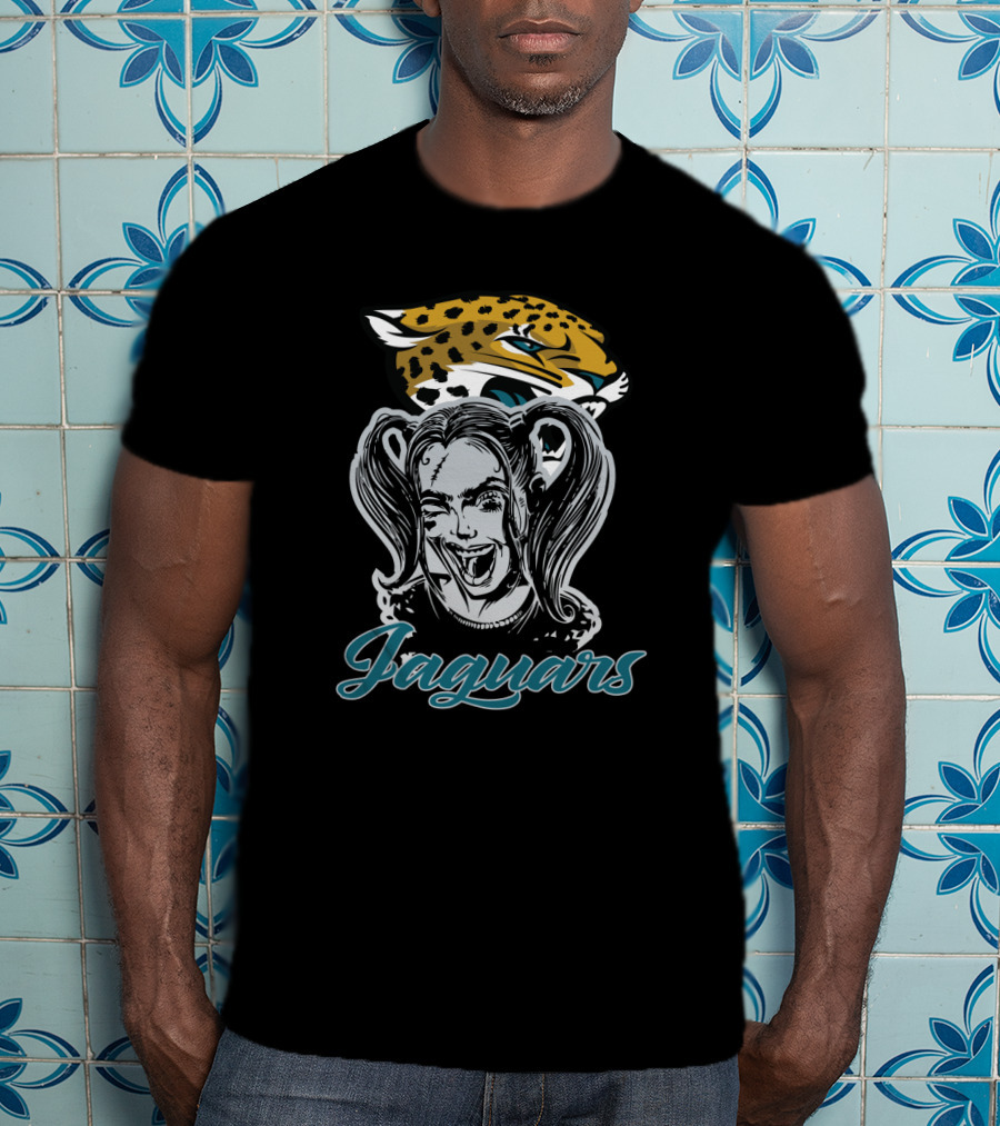 Harley Quinn Jacksonville Jaguars T-Shirt