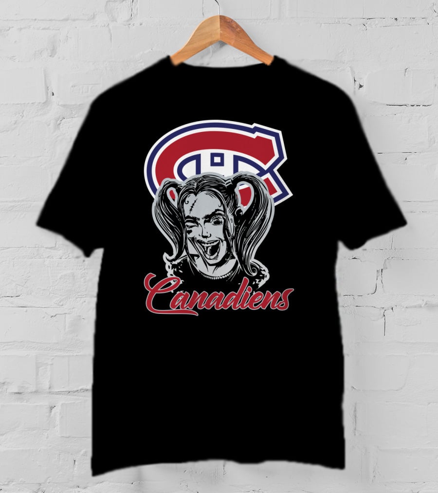 Harley Quinn Joker Montreal Canadiens Fans T-Shirt