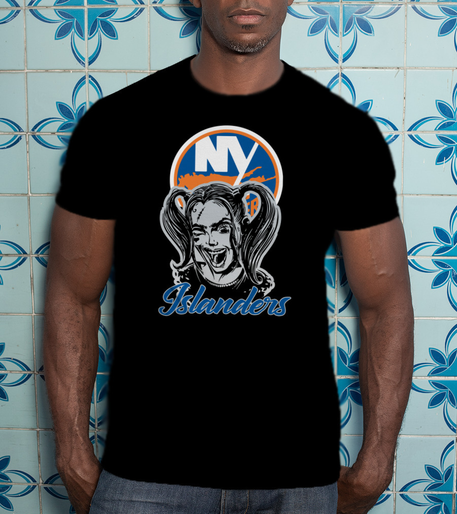 Ny Islanders Harley Quinn Mashup T-Shirt