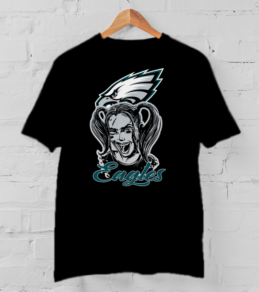 Harley Quinn Philadelphia Eagles Fans Eagles T-Shirt