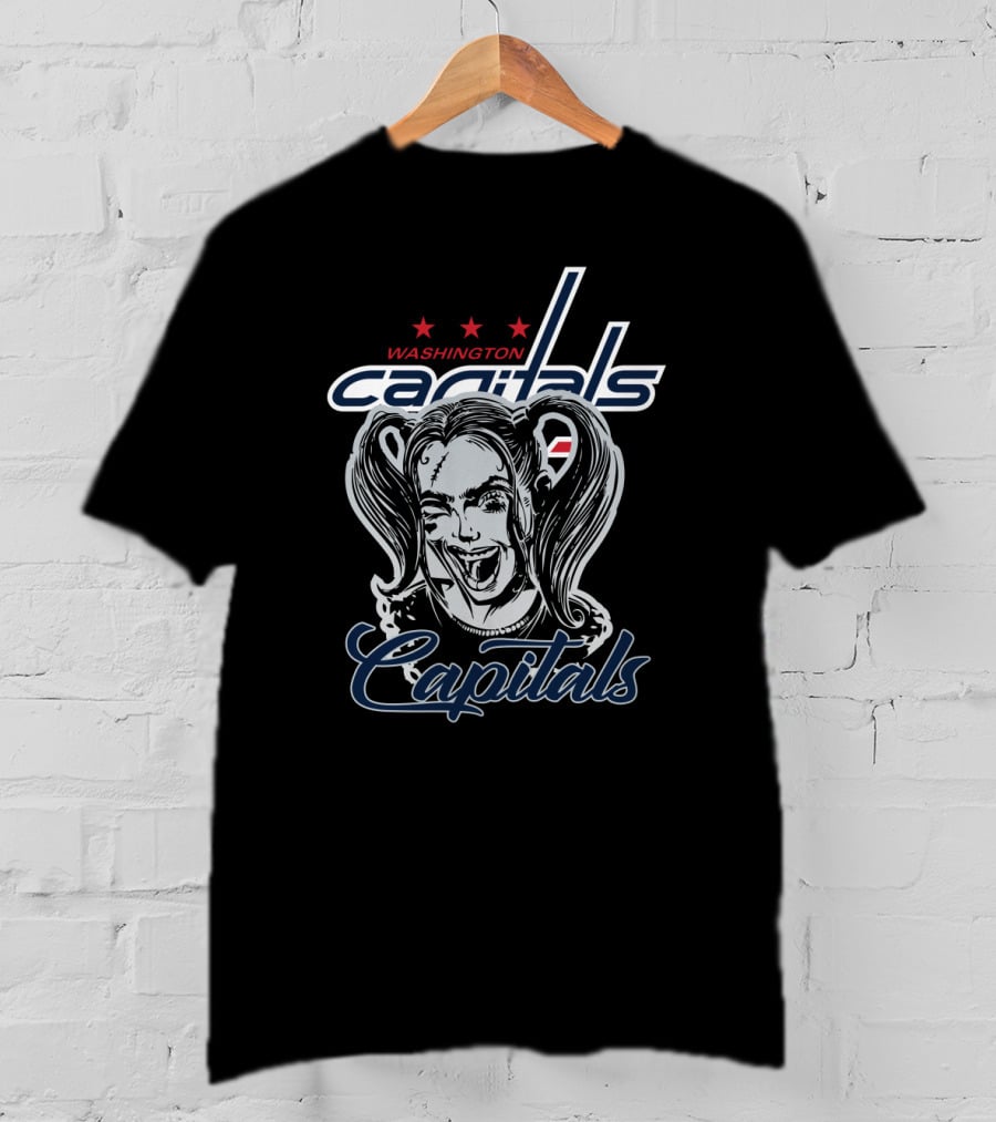 Washington Capitals Harley Quinn Fans T-Shirt