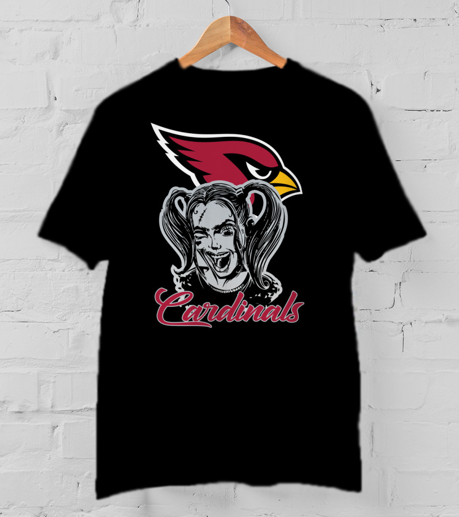 Harley Quinn And Arizona Cardinals Fans Cardinals T-Shirt