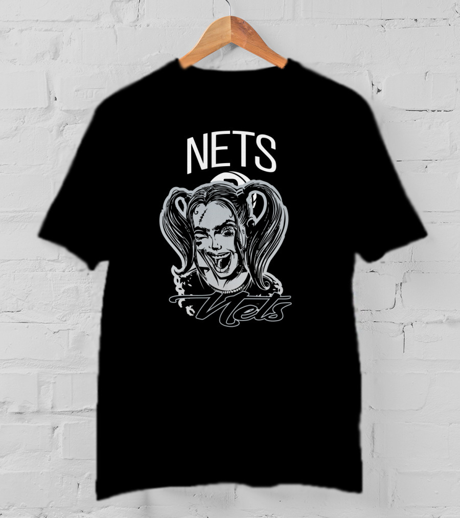 Nets Fans Harley Quinn Brooklyn Basketball T-Shirt