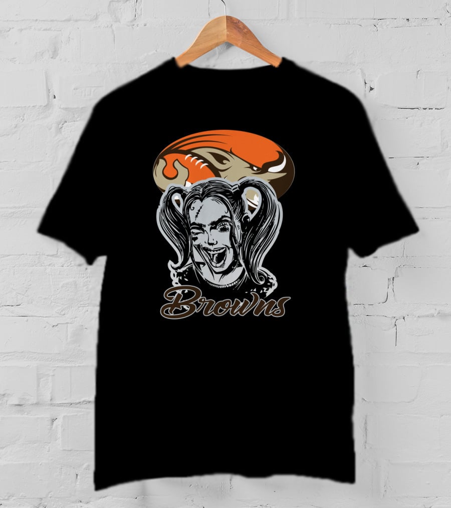 Harley Quinn Fans Cleveland Browns Browns T-Shirt