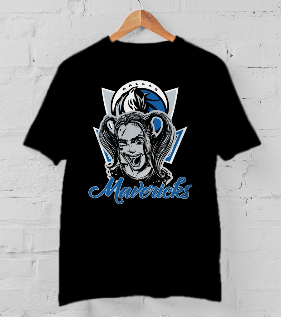 Dallas Mavericks Harley Quinn Fan Mashup T-Shirt