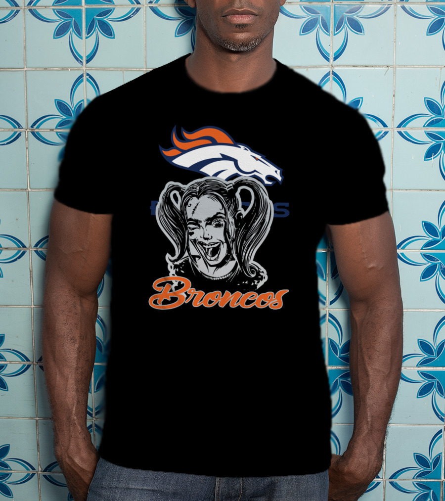 Harley Quinn Broncos Fans Denver Broncos T-Shirt