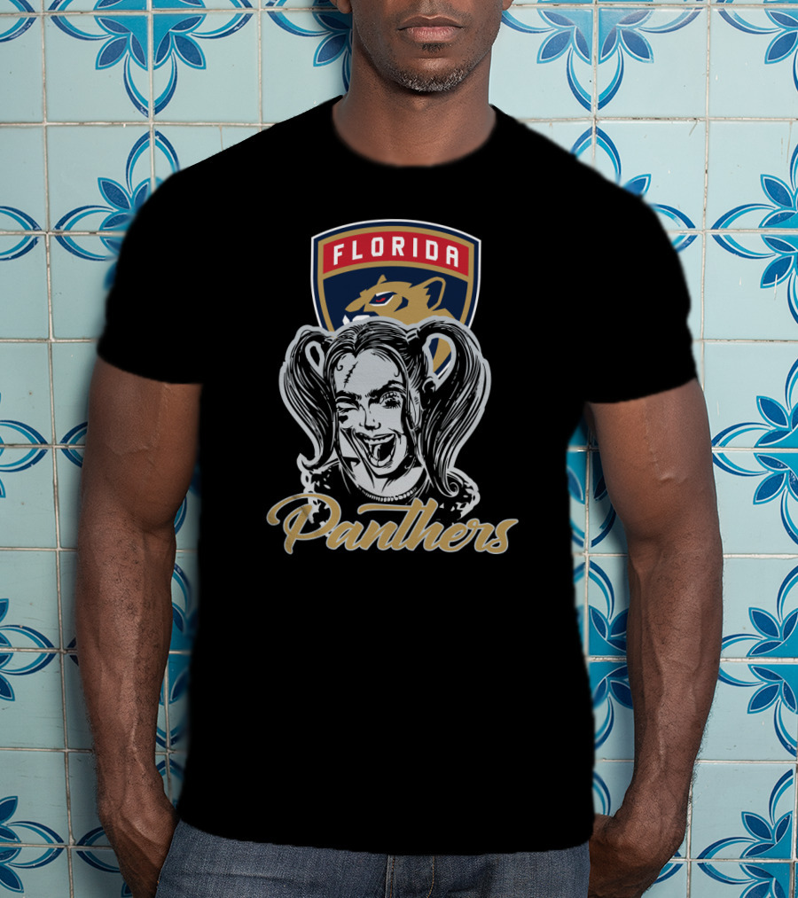 Florida Panthers Harley Quinn Fans T-Shirt