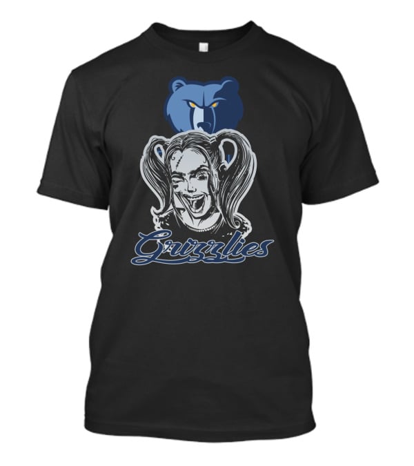 Harley Quinn Grizzlies Fans Memphis Basketball T-Shirt
