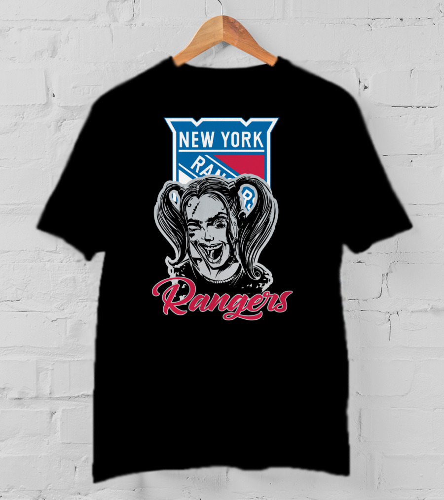 New York Rangers Harley Quinn Fans T-Shirt