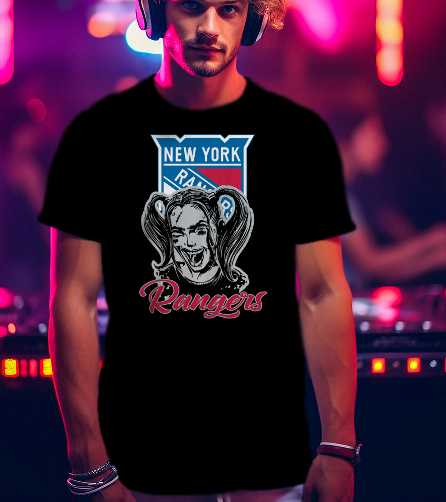 New York Rangers Harley Quinn Fans T-Shirt
