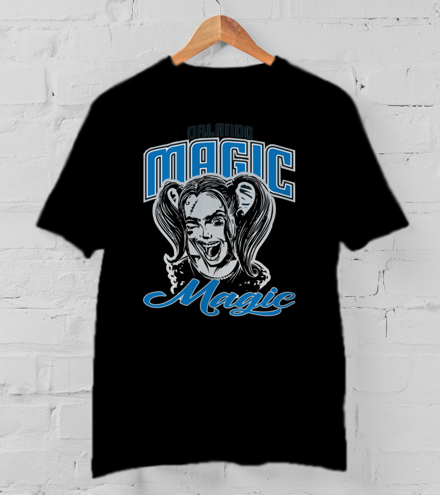Orlando Magic Fans Harley Quinn Mashup T-Shirt