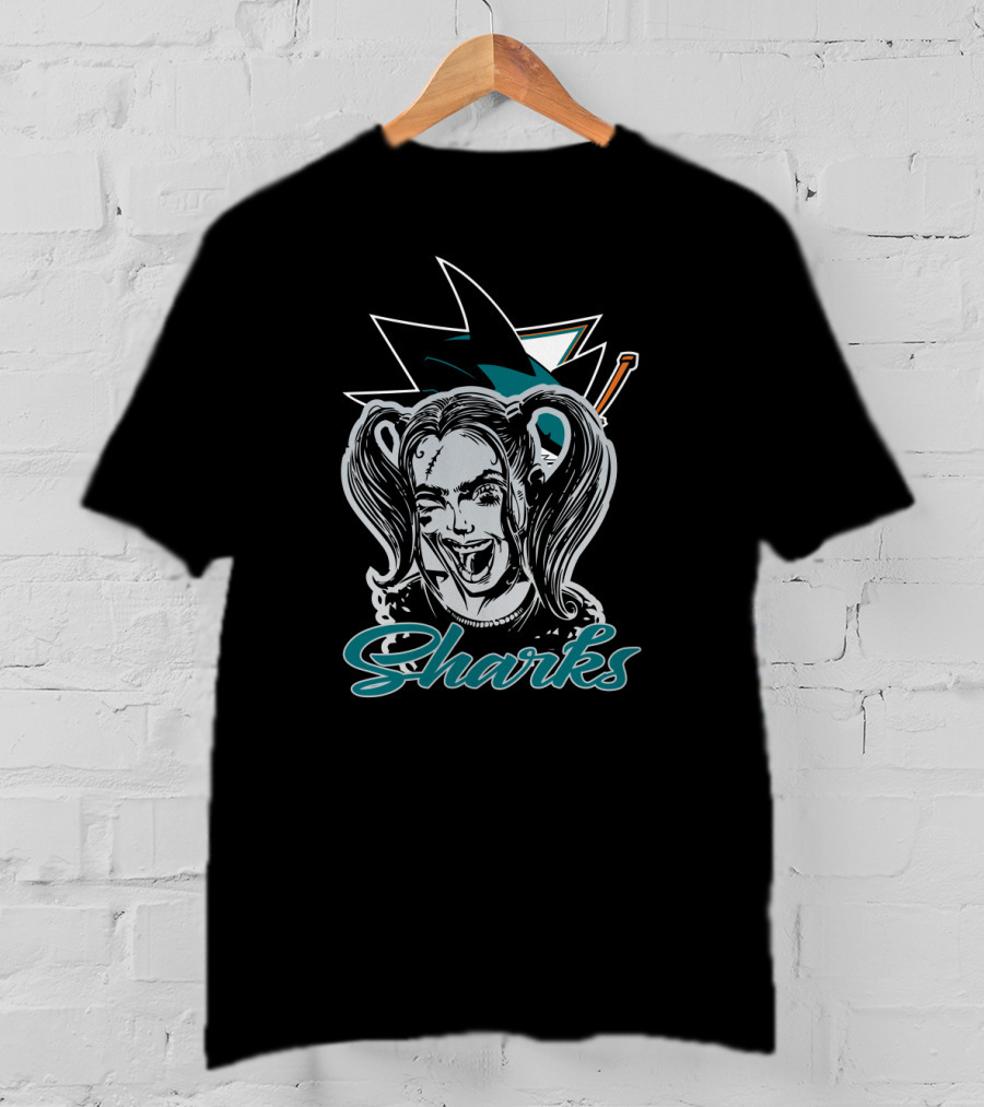 Harley Quinn And San Jose Sharks Fans Sharks T-Shirt
