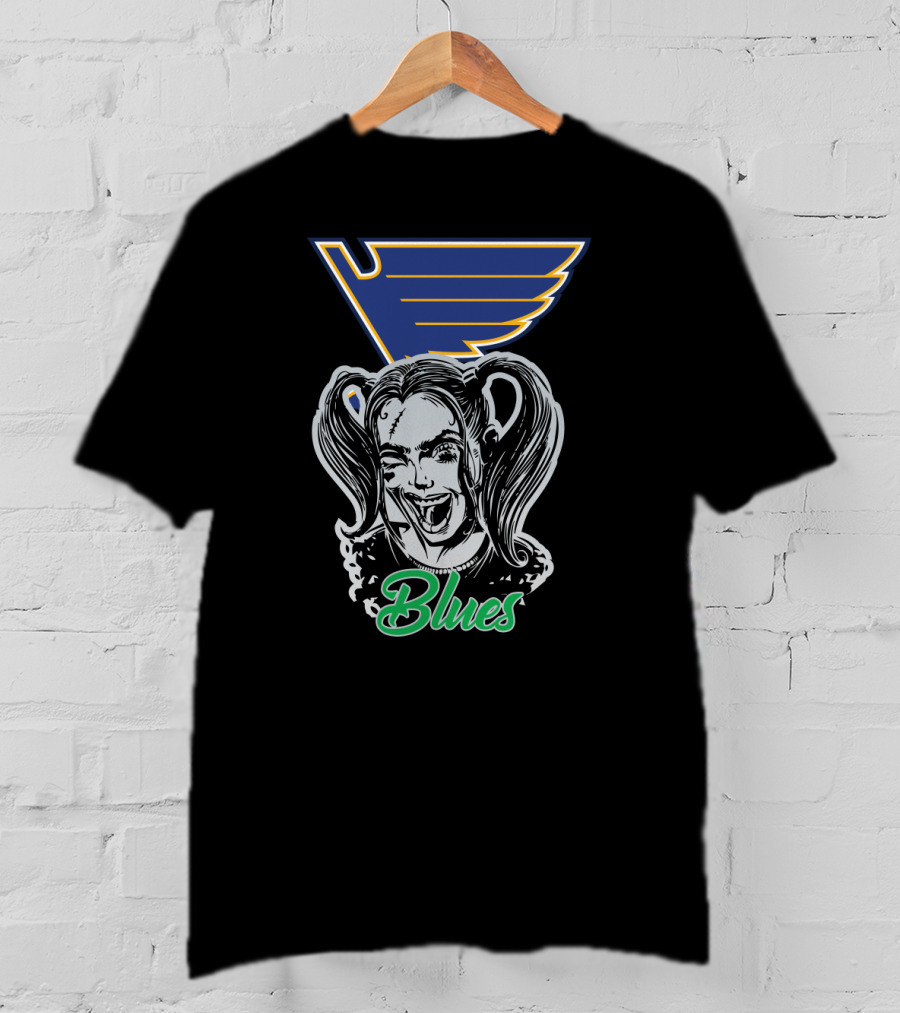 Harley Quinn St. Louis Blues Fans T-Shirt